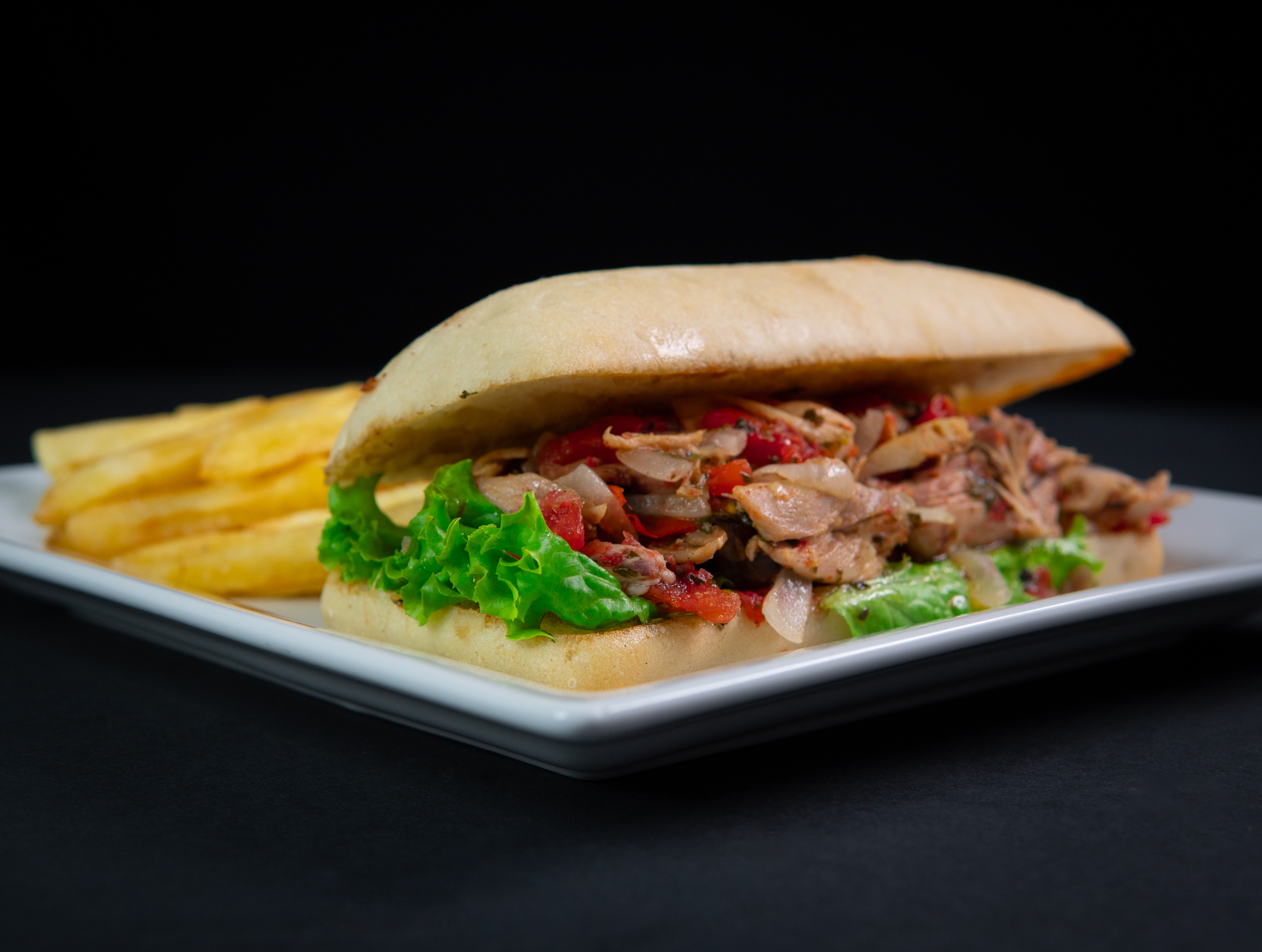 Sandwich de Steak o Pollo